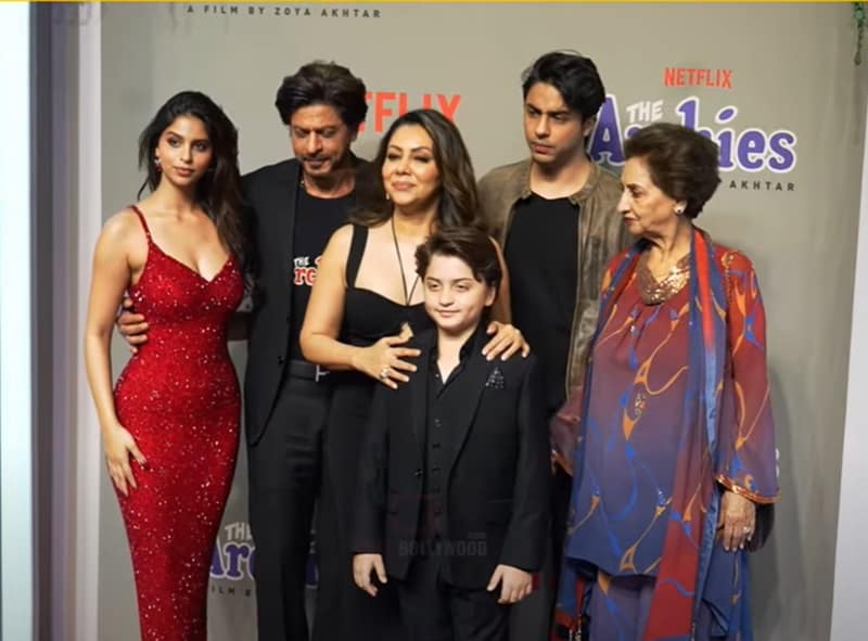 SRK And His Daughter Suhana Khan Attended The Archies Premiere Together